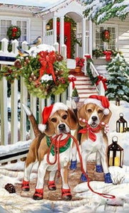 Beagle Holiday Towel