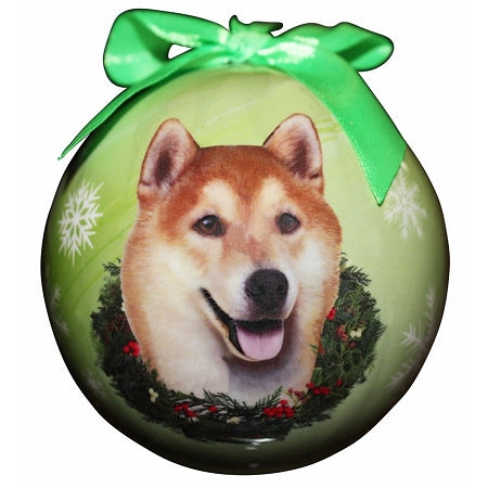 Shiba Inu Christmas Ball Ornament