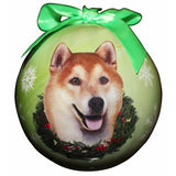 Shiba Inu Christmas Ball Ornament