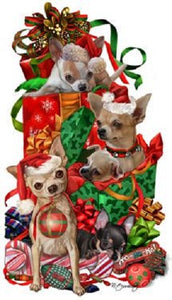 Chihuahua Holiday Towel