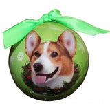 Corgi welsh ball Christmas ornament