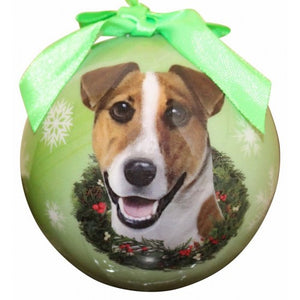 Jack Russell ball Christmas ornaments