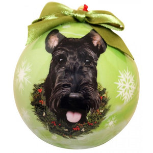 Scottie Terrier ball Christmas ornaments
