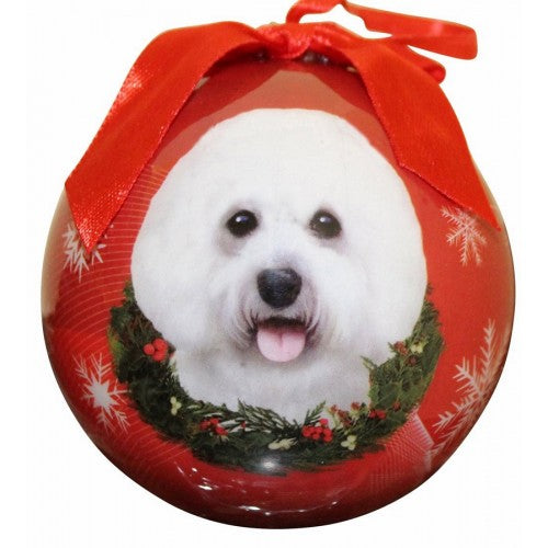 Bichon ball Christmas Ornament