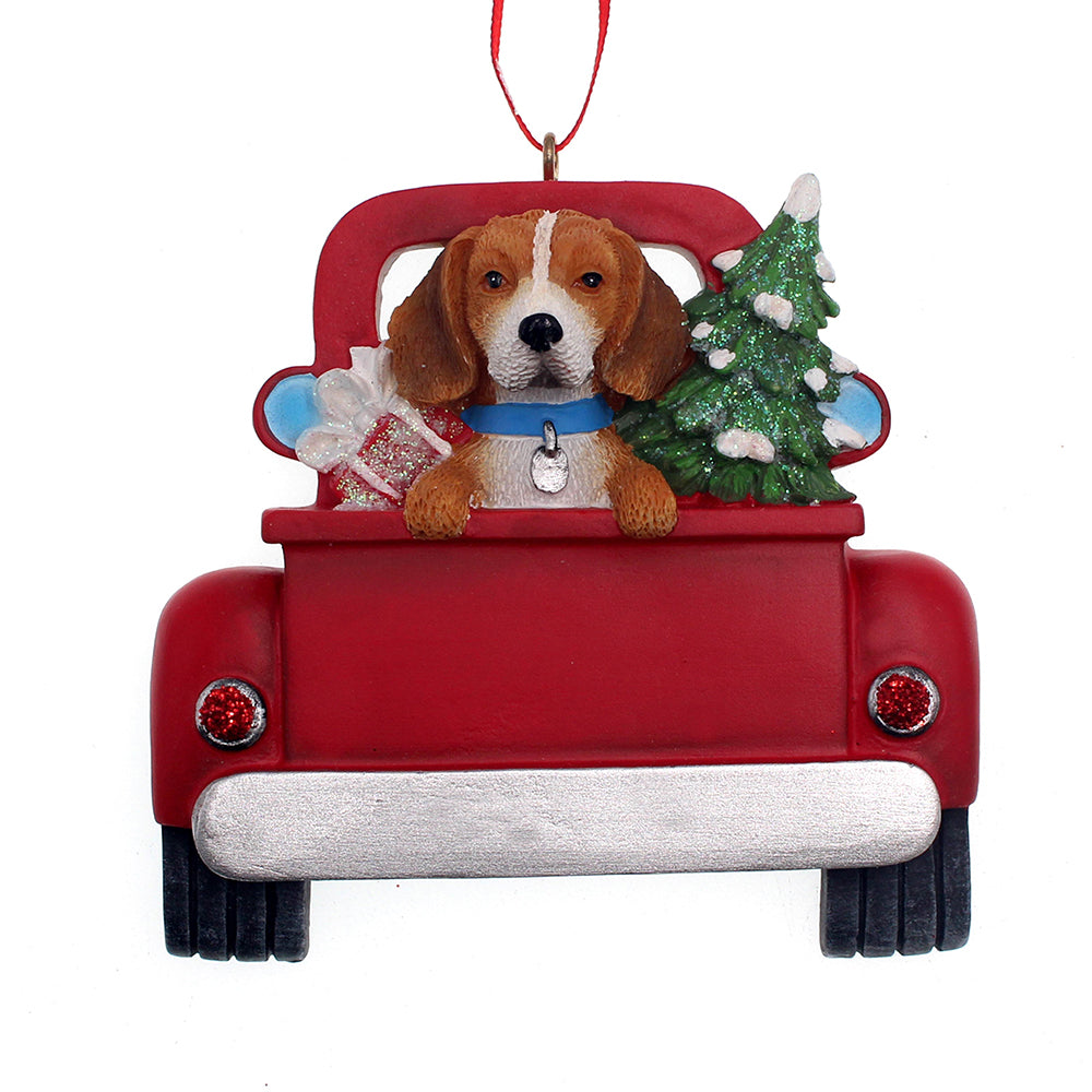 Beagle Truck Ornament