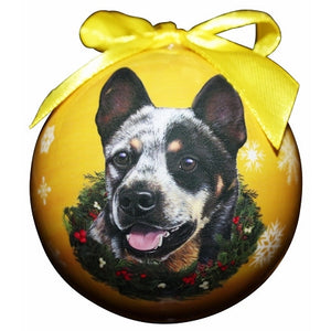 Australian Cattle dog Christmas Ball ornaments