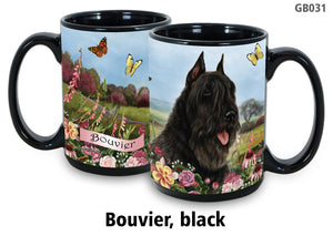 Bouvier Black Coffee Mug
