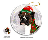 Boxer Brindle dog Ornament