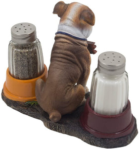 Bulldog salt & pepper shaker set