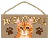 Cat welcome Plaques