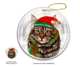 Maine Coon Brown Cat Ornament