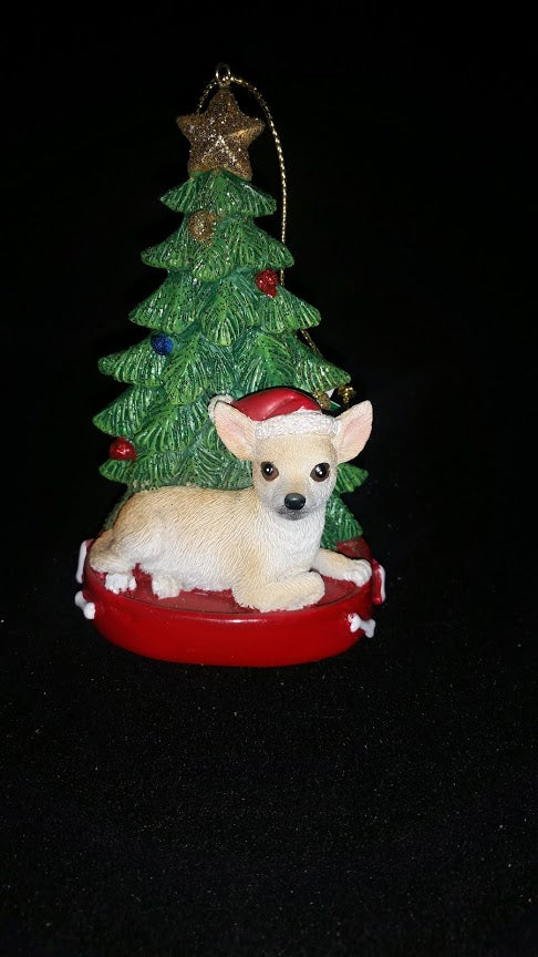 Chihuahua Resin Ornament