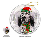 English Setter dog Ornament