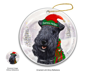 Kerry Blue Terrier Dog Ornament