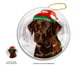 Labrador Chocolate Dog Ornament