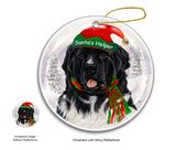 Newfie Landseer dog Ornament