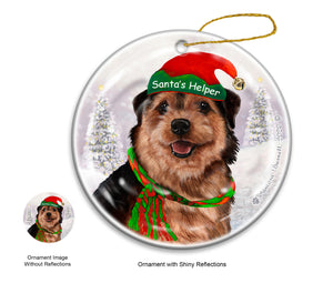 Norfolk Terrier Dog Ornament