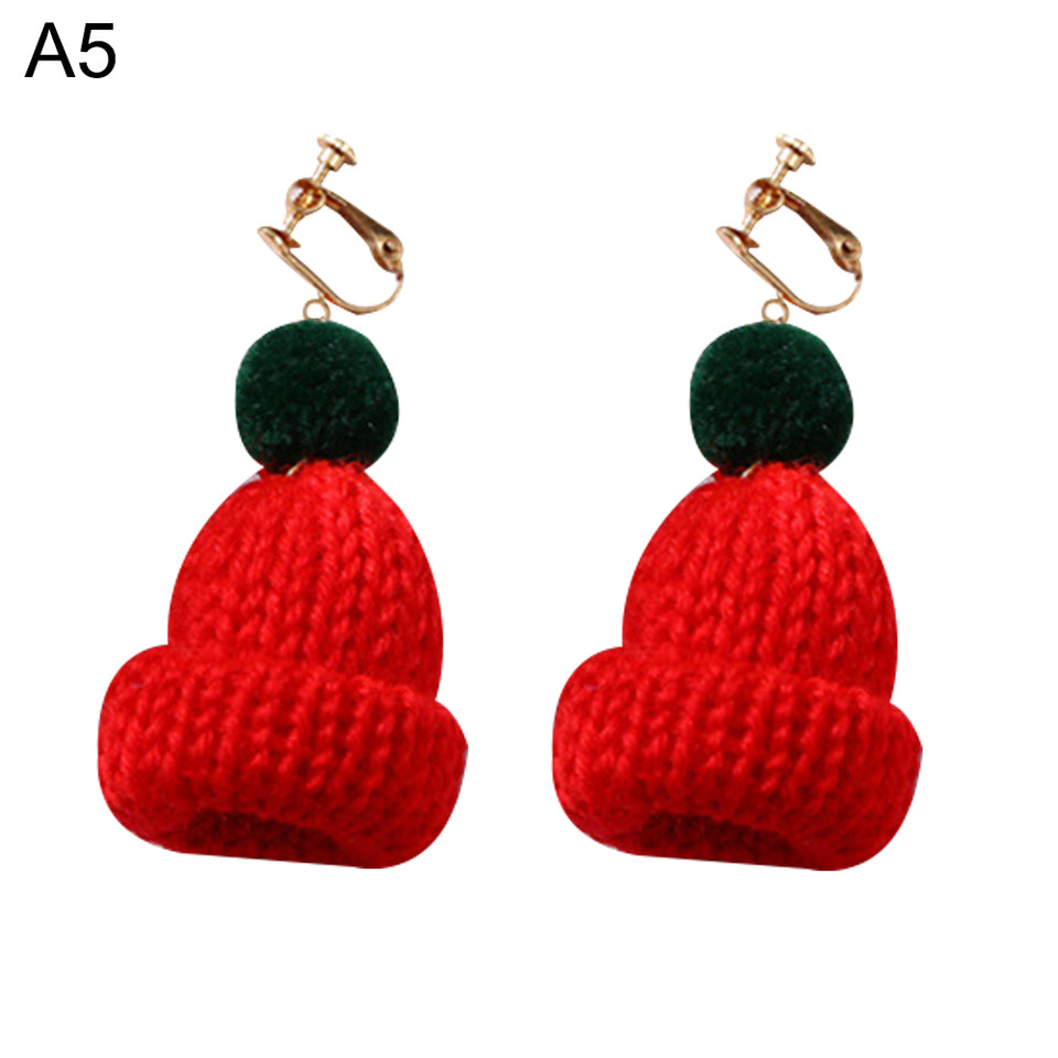 Knit Hat earrings