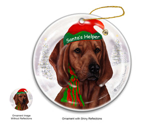 Coonhound  Redbone dog Ornament