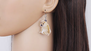 Shar Pei earrings