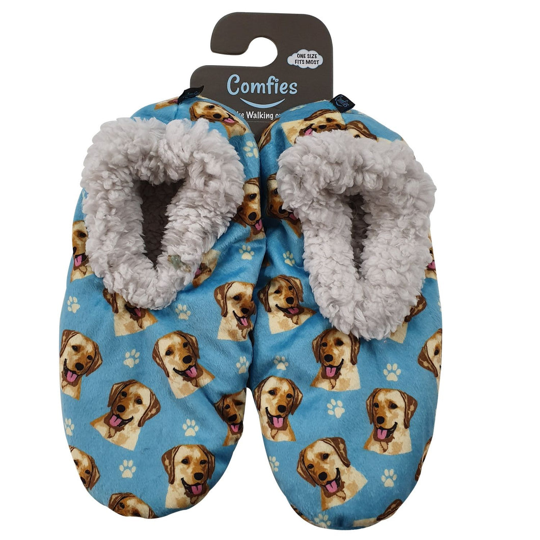 Yellow Lab Slippers